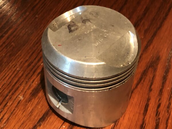 +0.020 BSA B40 Piston 41-245 1/2mm OS 46/10767 - New Old Stock. Could be used on WD BSA B40 and others. There is no gudgeon pin or circlips