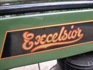1914 Excelsior BS Big Single with 810cc Single Cylinder SV & 2 Speed Jardine gearbox. Pioneer veteran antique motorbike