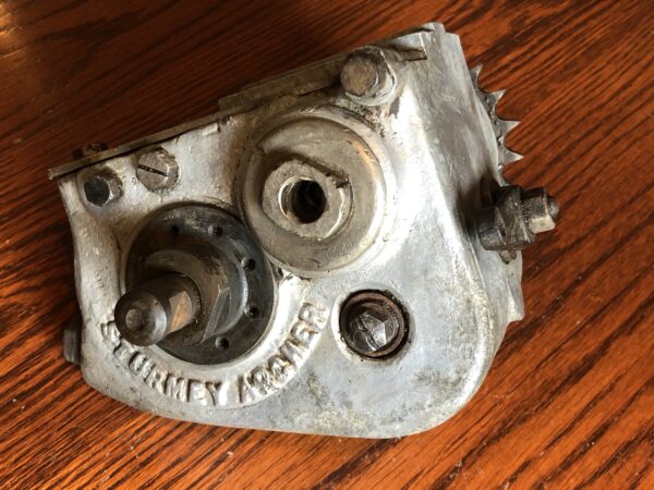 Vintage flat tank motorcycle 2 speed Sturmey Archer TS gearbox