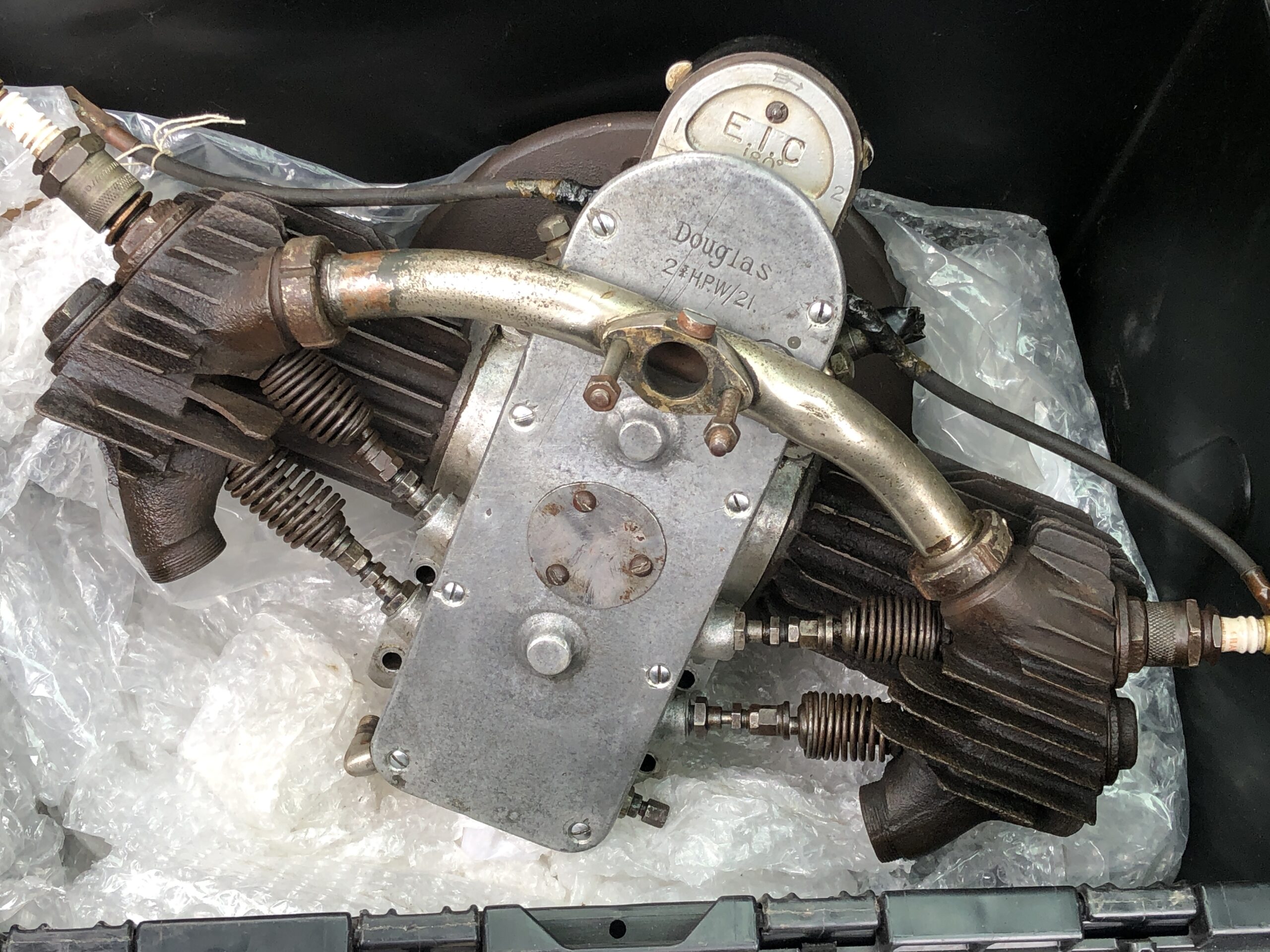 1921 Douglas W/21 Vintage motorcycle 2-3/4 H.P. engine