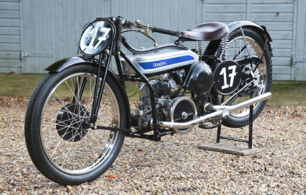 1930 Vintage Douglas SW5 motorcycle 500cc sprint bike Older restoration with original gearbox & the Norton dolls head gearbox fitted. SW5 is similar to the DT5