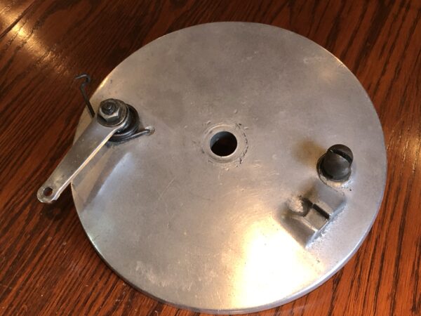 8" Triumph SLS front brake plate T120 TR6 T100 also BSA A65. This is poss for unit & pre-unit construction Triumph motorcycles. Vintage British motorcycle parts