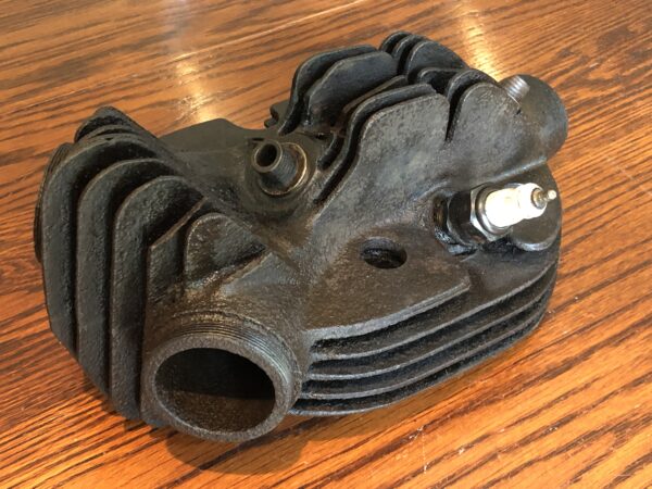 C1930 Vintage motorcycle Marston Sunbeam Model 9 Cylinder head Twin Port