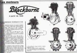 Early small capacity Blackburne engine motorcycle or utility use 1928