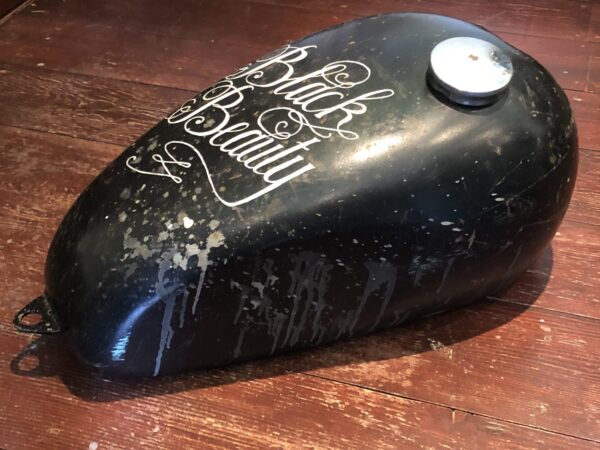 West Coast Triumph T100 gas fuel petrol tank 1967-on. Rare British Triumph gas tank could suit late 60s early 70s Triumph T100R Daytona, T100T , T100SC, T100c