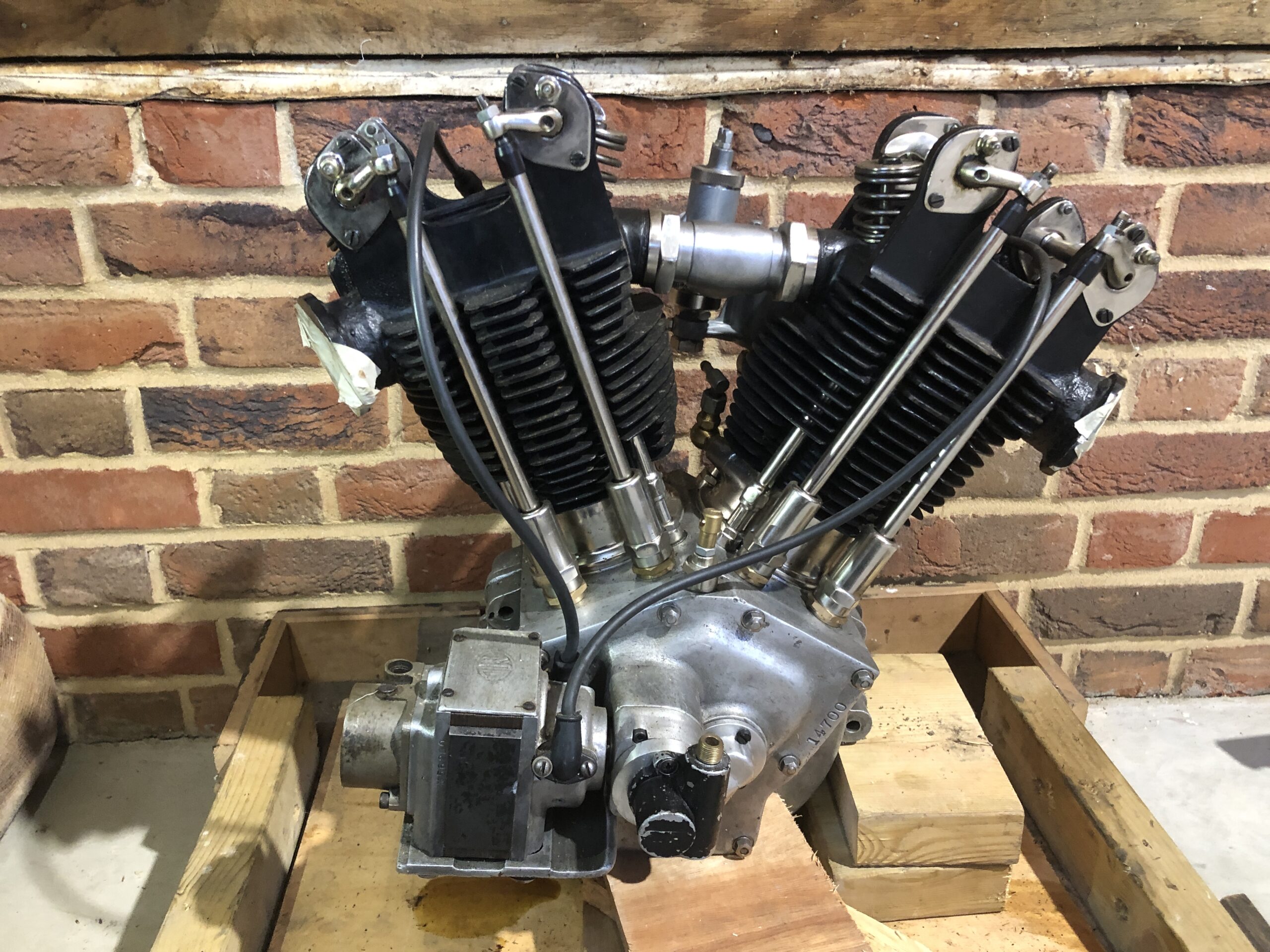 KTOR JAP 990cc V-twin engine dated 1925 - Rebuilt some years ago and unused. JAP JA Prestwich supplied race and road-going engines to many vintage motorcycles