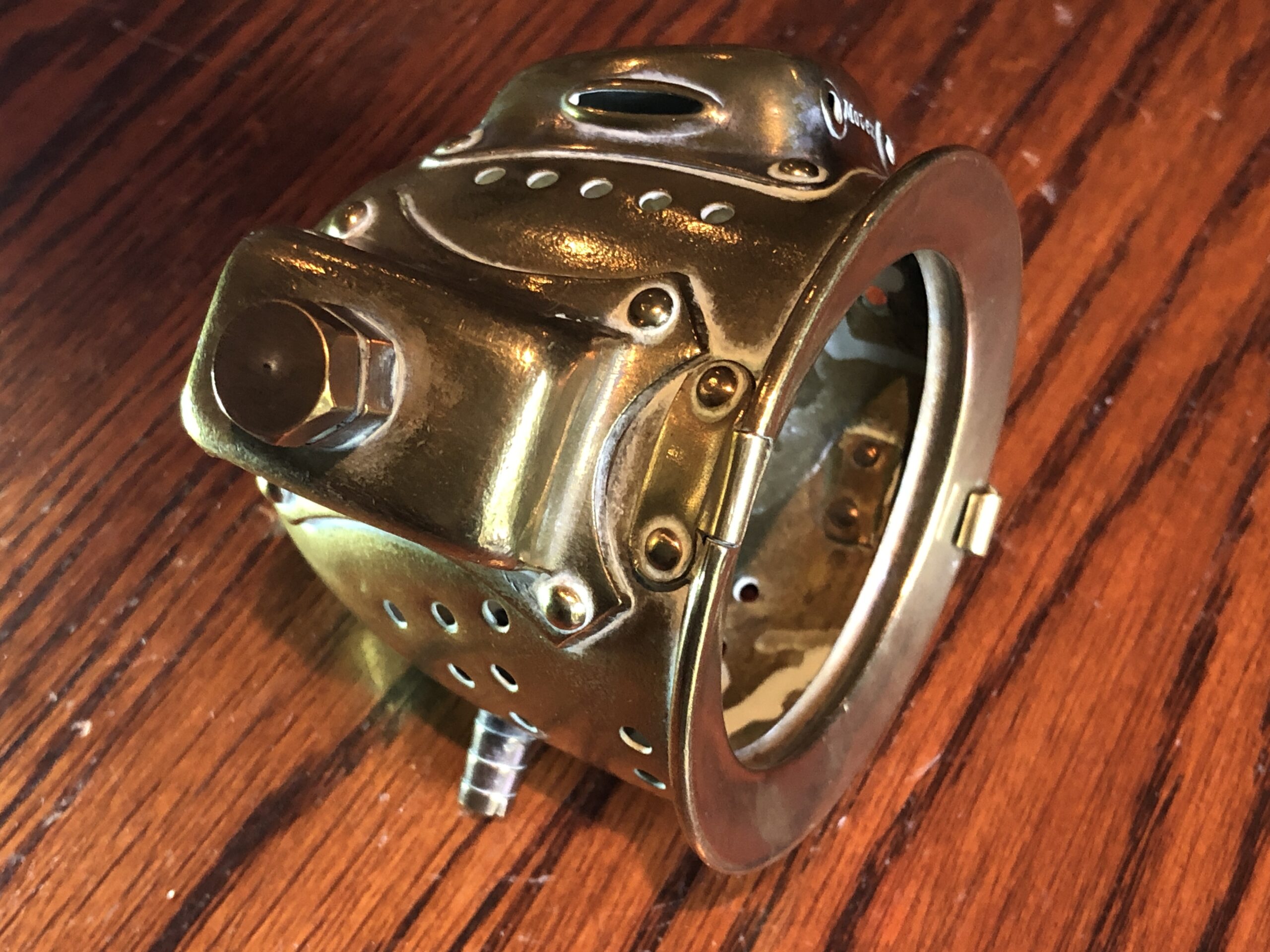 Approx 1914 - mid 1920's MOTEX original brass motorcycle sidecar lamp for vintage veteran motorcycles. Antique motorbike Lucas, Miller, P&H, Westwood, Hobday