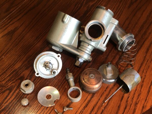 Original Amal 10TT9 carburettor 1-1/4" thro' flow, 7 degree bowl Poss Velocette Venom, Royal Enfield Constellation, Norton ES2 and Model 18. Vintage Amal carb