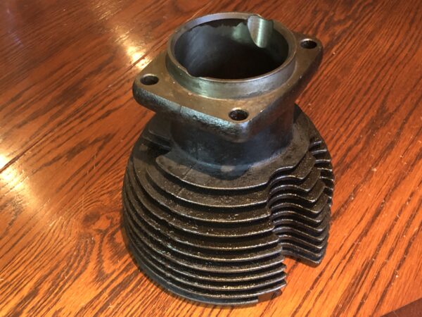 Prewar Triumph 350cc engine barrel for a 3H T80 vintage motorcycle - Good condition original Triumph part for T80 3H, 3HW. War Department Triumph 3HW motorbike