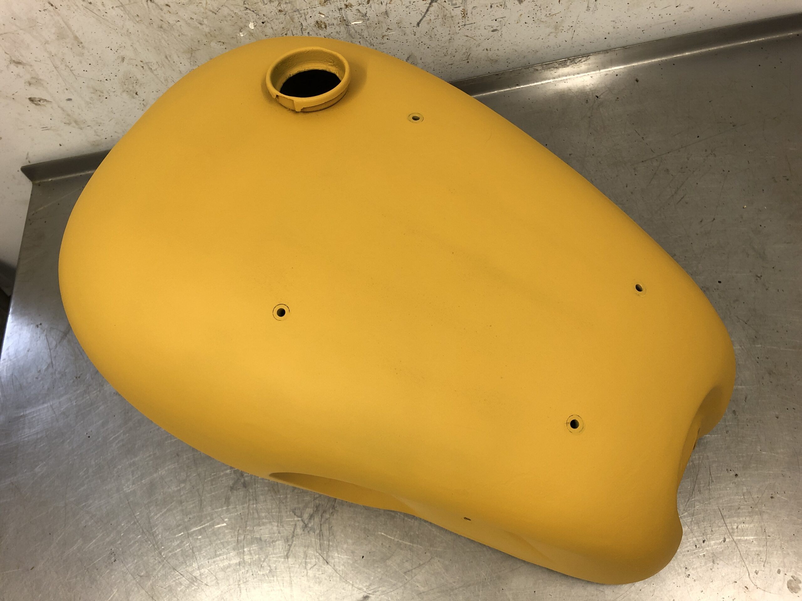 Original Triumph fuel gas petrol tank 1949 1950 3T De Luxe T100 Speed Twin  5t motorcycles – SOLD - The Timing Chest
