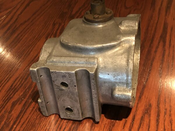 Early 1930s Vintage motorcycle 2-stud Velocette gearbox case CT probably for GTP250. Two stroke Velocette lightweight vintage motorcycle gearbox