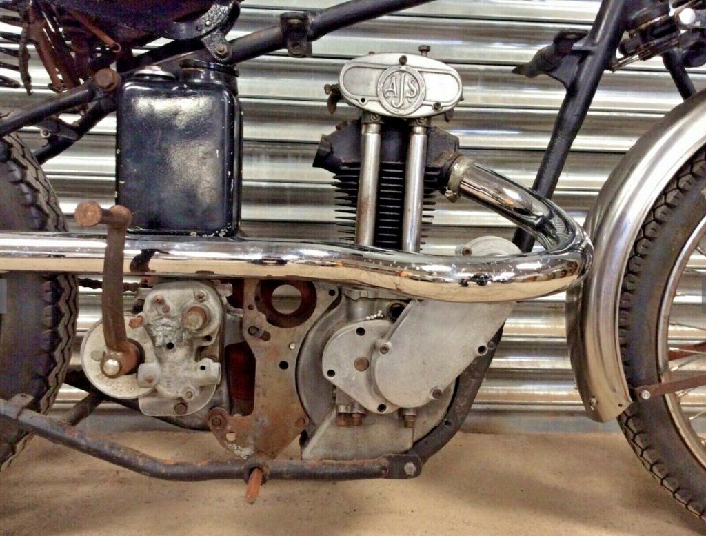 SOLD – Vintage Motorcycle project AJS Twin port M22 250cc, 1935, RF60 ...