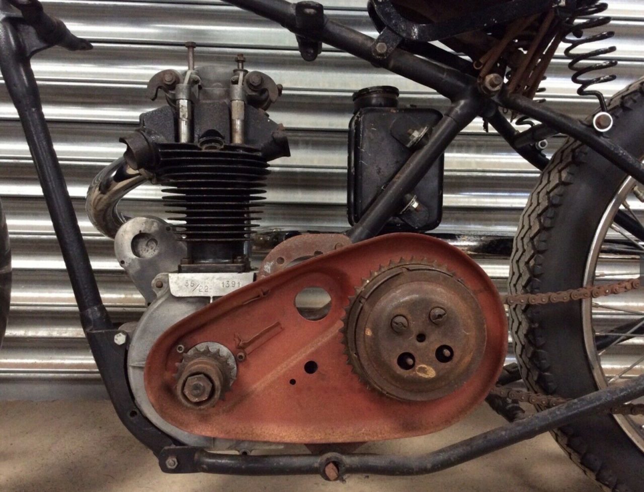 SOLD – Vintage Motorcycle project AJS Twin port M22 250cc, 1935, RF60 ...