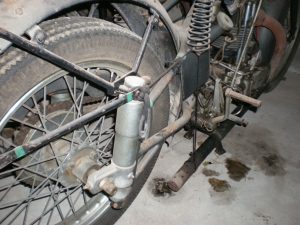 Looking for a rear rigid frame section, or complete frame 1929 AJS 500cc M8