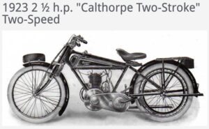 Calthorpe Two-Stroke Two Speed Model engine from 1923