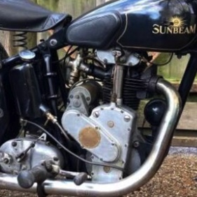 Sunbeam 250cc Model 16 High Cam vintage motorcycle