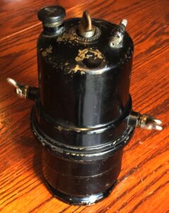 Lucas Carbide Acetylene gas generator for vintage veteran motorcycles 