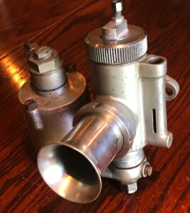 Original Amal 10TT9 carburettor 1-1/4" thro' flow, 7 degree bowl Poss Velocette Venom, Royal Enfield Constellation, Norton ES2 and Model 18. Vintage Amal carb